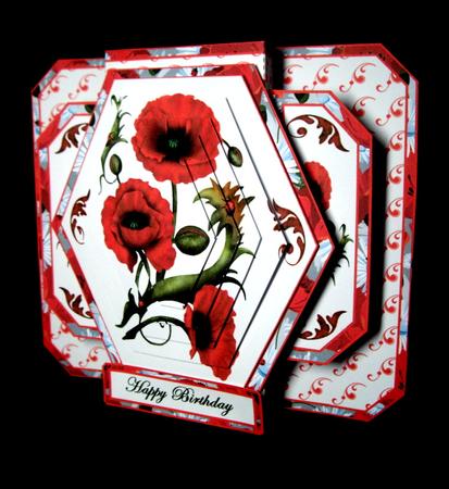 3D Double Pop-out - Poppies by Dianne Jackson