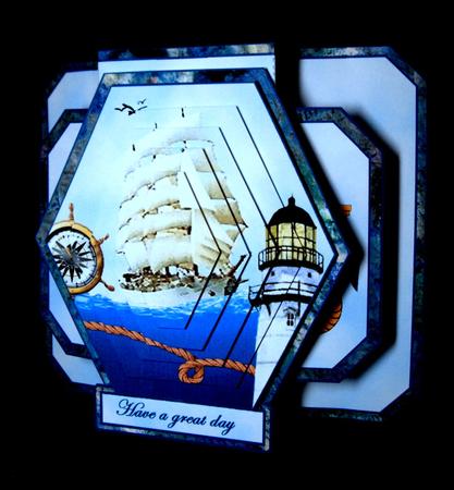 3D Double Pop-out - Ahoy There! by Dianne Jackson