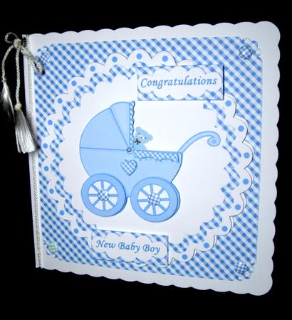 New Baby Boy Pram Mini Kit by Dianne Jackson