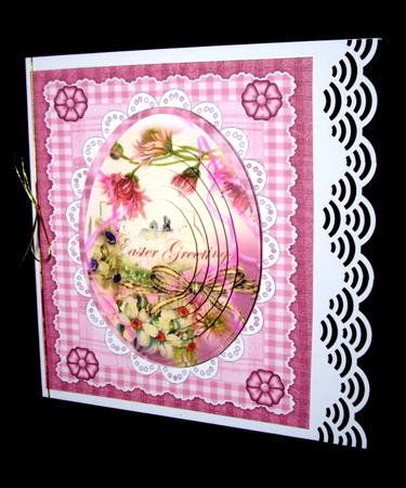 Easter Egg Vintage Pink Topper & Pyramid Layers by Dianne Jackson