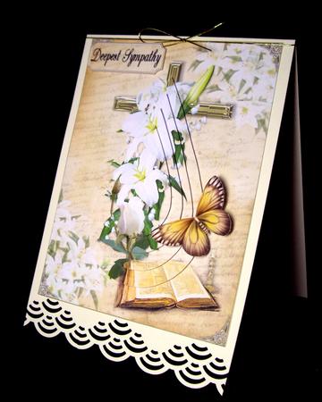 Deepest Sympathy Teardrop Pyramid by Dianne Jackson