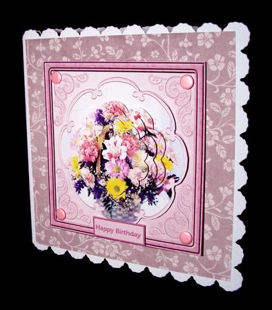 Arrangement of Flowers Card with Petal Stackers by Dianne Jackson