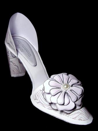 I Love Shoes Kit Swirly Pearl with 3D Rose by Dianne Jackson