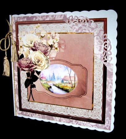 Summer River 8x8 Card Mini Kit with Decoupage by Dianne Jackson