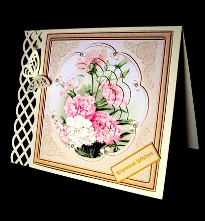 Carnations Card with a Petal Stacker by Dianne Jackson