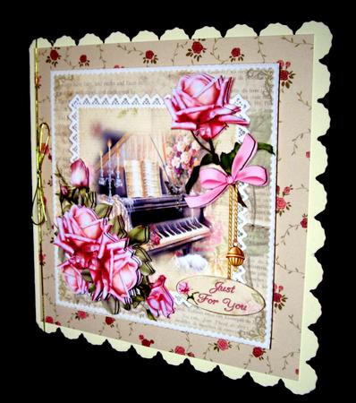 Shabby Chic Music and Roses by Dianne Jackson