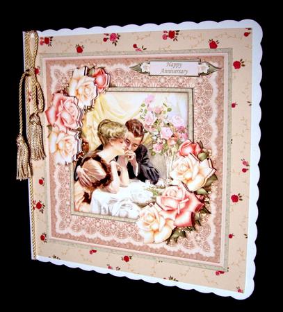 Romantic Evening Anniversary Engagement Etc 8x8 Mini Kit by Dianne Jackson