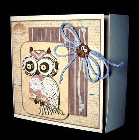 Old Owl Card and Decoupage by Dianne Jackson