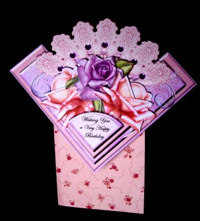 Pretty Pink Fan - Edgy - Mini Kit by Dianne Jackson