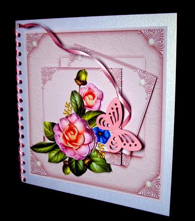 Camellia Card with Decoupage by Dianne Jackson
