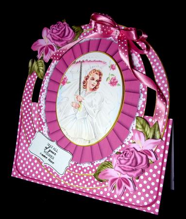The Bride to Be Oval Over 3D Mini Card Kit by Dianne Jackson