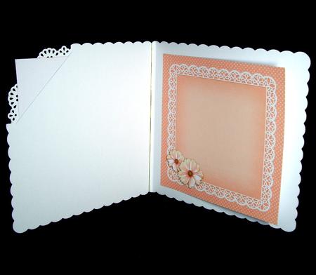 8 x 8 Flowers Butterflies & Lace Matching Insert Panel by Dianne Jackson