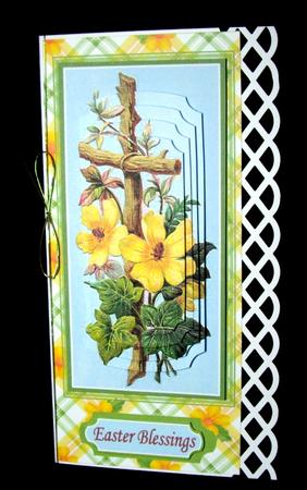 Easter Cross with Yellow Flowers by Dianne Jackson