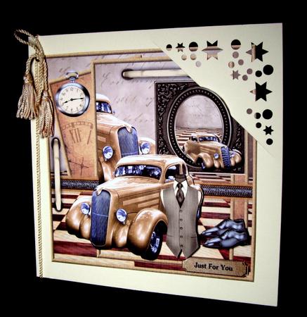 Vintage Male Card Gentleman by Dianne Jackson