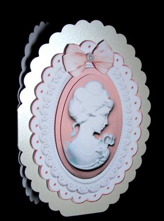 Pretty in Pink, Cameo Vintage Lady by Dianne Jackson
