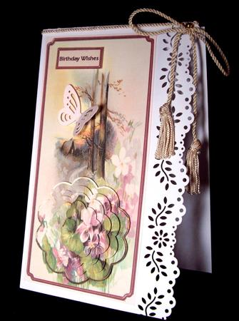 Roadside Flower Dl Card with Petal Stackers by Dianne Jackson