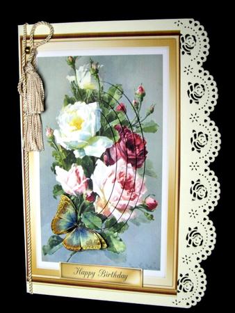 Pretty Wild Roses, Oval Pyramids by Dianne Jackson