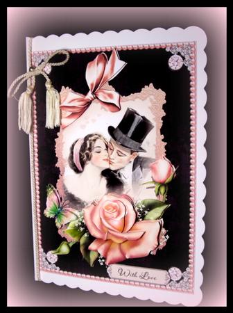 Must Be Love Card Front by Dianne Jackson