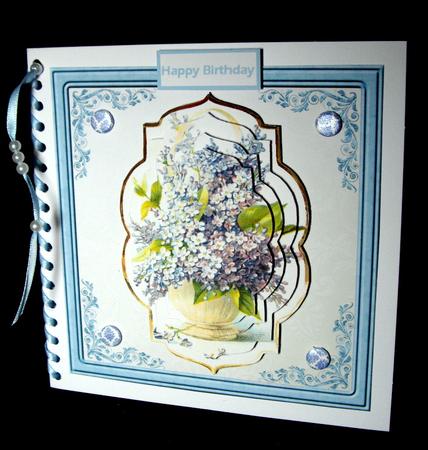 Basket of Blue For-get-me-nots by Dianne Jackson