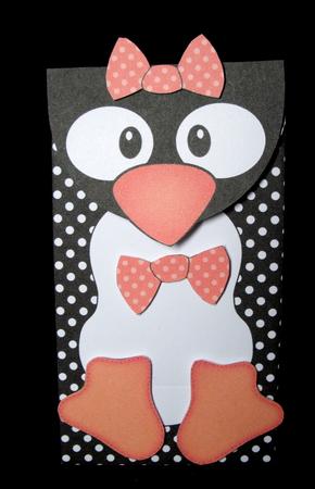 3D Penguin Cute Character Gift Bag Mini Kit by Dianne Jackson