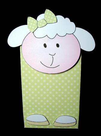 3D Little Lamb Cute Character Gift Bag Mini Kit by Dianne Jackson