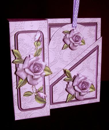Heritage Rose Box Card Mini Kit by Dianne Jackson