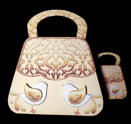 Handbag Card Bird by Dianne Jackson
