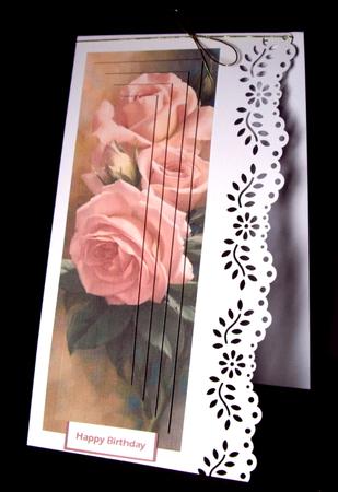 Pretty Pink Roses Pyramids by Dianne Jackson