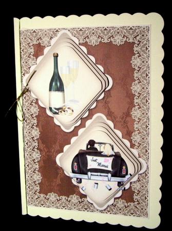 Wedding Day Double Diamond Card Mini Kit by Dianne Jackson