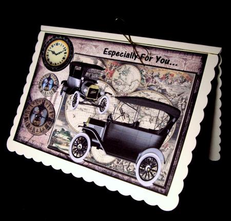 Male Card Vintage Ford by Dianne Jackson