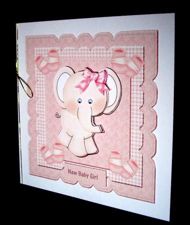 Mini Kit Scallop Topper New Baby Girl by Dianne Jackson