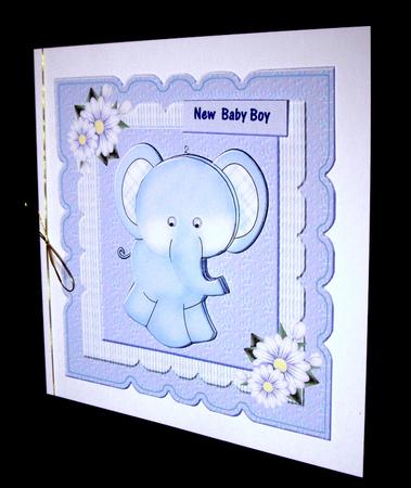 Mini Kit Scallop Topper New Baby Boy by Dianne Jackson