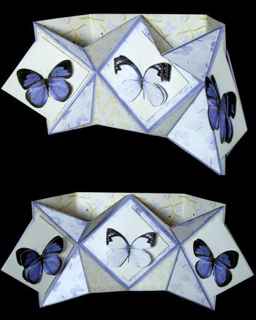 Pop Out Card Purple Butterfly by Dianne Jackson