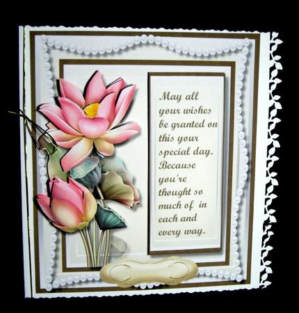 Beautiful Verses and Lotus Flowers  by Dianne Jackson