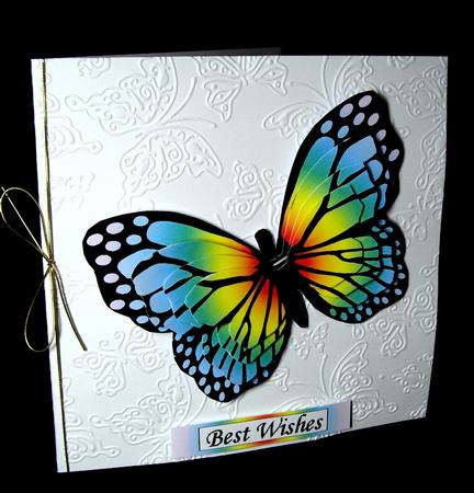 Butterfly Shaped Stacker - Pastel Rainbow by Dianne Jackson