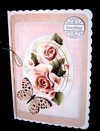 Porcelain Roses in Ornate Frame Oval Pyramids by Dianne Jackson