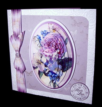 Lovely Liac Roses in Pyramid  by Dianne Jackson