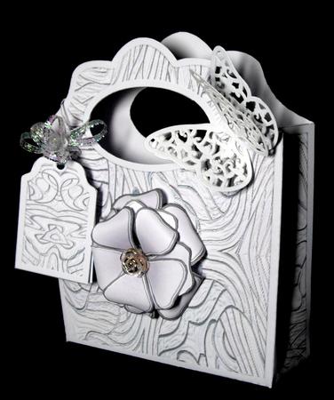 I Love Shoes Tote Bag Swirly Pearl by Dianne Jackson