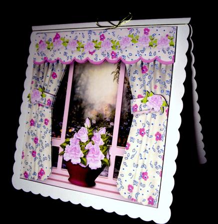Window Dressings - Cottage Garden by Dianne Jackson