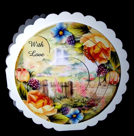 Rose Cottage Circular Topper Pyramid Mini Kit by Dianne Jackson