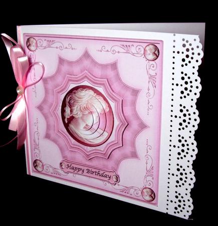 Cameo Topper to Fit an 8in Card by Dianne Jackson