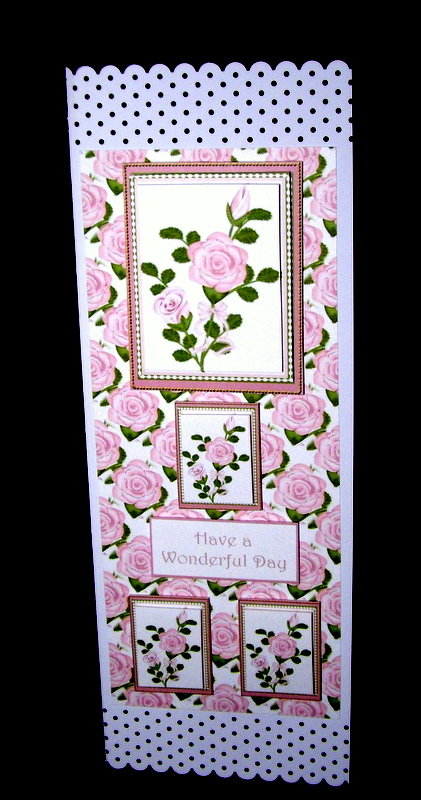 Large Dl Floral Topper Card 4 by Dianne Jackson