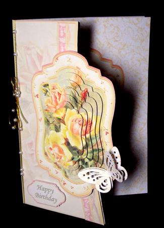 Yellow Roses Curved Over Side Mini Kit & Pyramage by Dianne Jackson