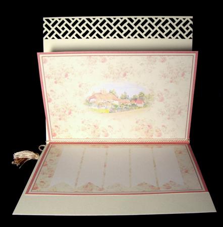Insert for Ribbon Strips Cottage Quick Card by Dianne Jackson