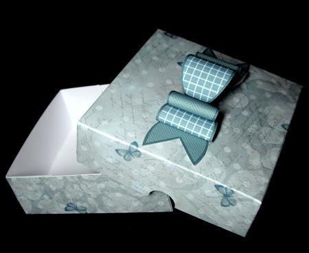 4 Triple Bows Mini Kit - Teal Checked Pattern by Dianne Jackson