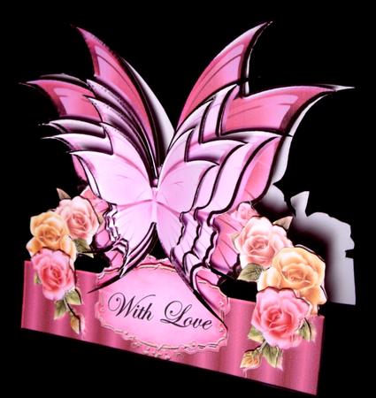 Butterfly Layered Card Mini Kit 5 by Dianne Jackson