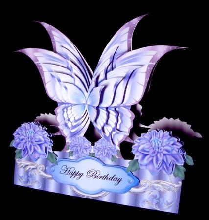Butterfly Layered Card Mini Kit 6 by Dianne Jackson