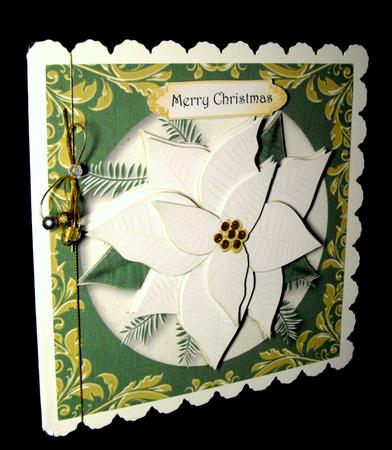 White Christmas Poinsettia Mini Kit by Dianne Jackson