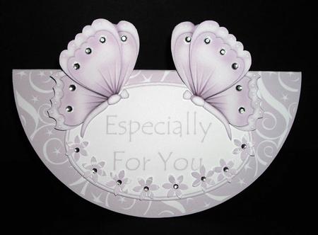 Pretty Butterfly & Sentiment Wobble Card Sheet by Dianne Jackson
