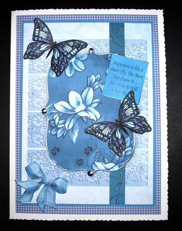 Butterfly Beauty Layered Card by Dianne Jackson